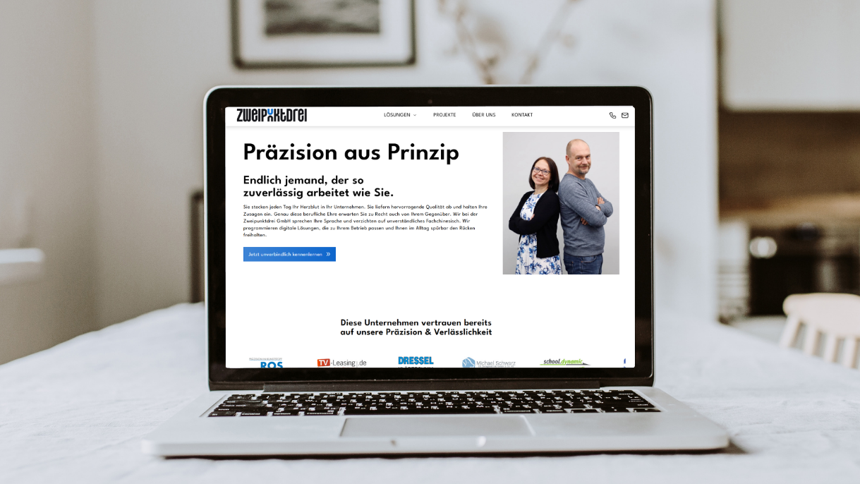 Maßgeschneiderte Websites